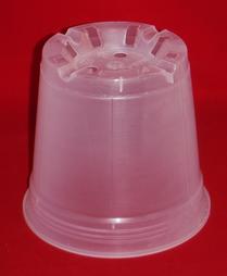 clear plastic orchid pot 6 inch round holes UV
