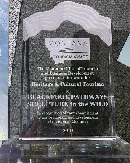 Monntana Tourism award for Sculpture in the Wild