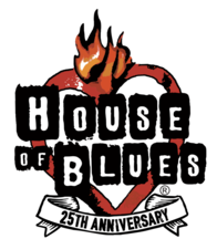 House of Blues 25th Anniversary Logo