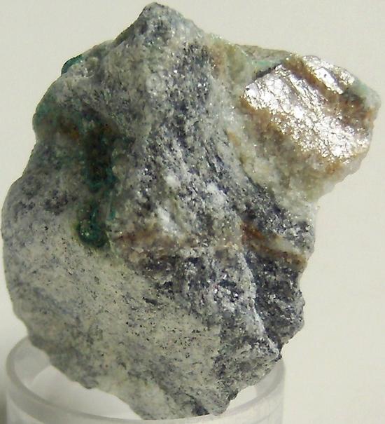 SIDERITE,TALC, MAGNETITE, CHRYSOCOLLA - Mineral Hill Mine, Louisville, Carroll County, Maryland, USA