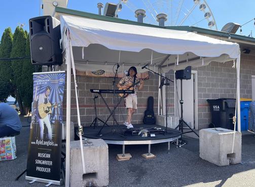 Kyle Langlois performs at The Big E, West Springfield, MA.