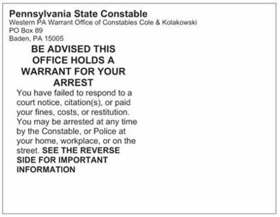 warrant warrants contempt