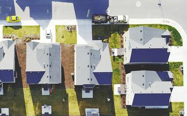 Overhead picture of Houses https://upload.wikimedia.org/wikipedia/commons/5/57/Housing_development_American_Fork_%28Unsplash%29.jpg