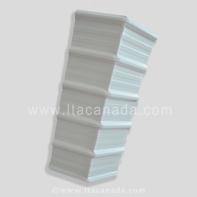 Caballete blanco para la teja termoacustica blanca
