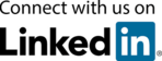 Linkedin connect with us badge.