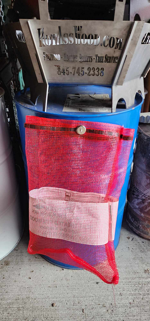 24” x 24” Red Mesh Firewood Bags