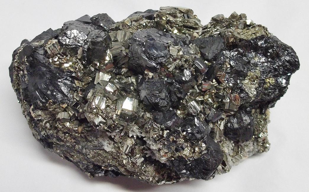 Sphalerite & Pyrite crystals Eagle Mine, Gilman, Colorado