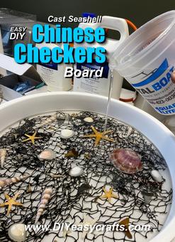How to make a Chinese Checkers Board from www.DIYeasycrafts.com