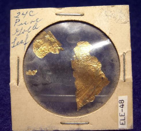 GOLD leaf - ex J and E Greene - unknown location