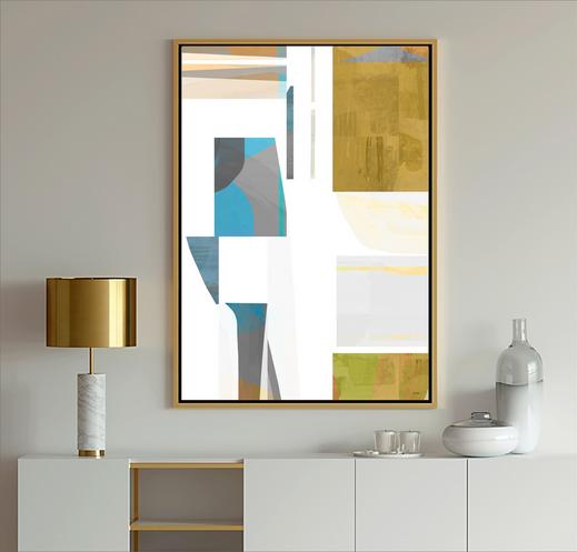 Geometric Art, #abstract art, #geometric, #blue art, #wallart, #design, #dubois art, #modern Art