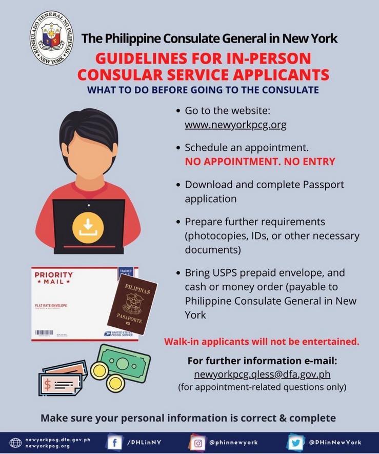 Philippine Consulate Guidelines 2020