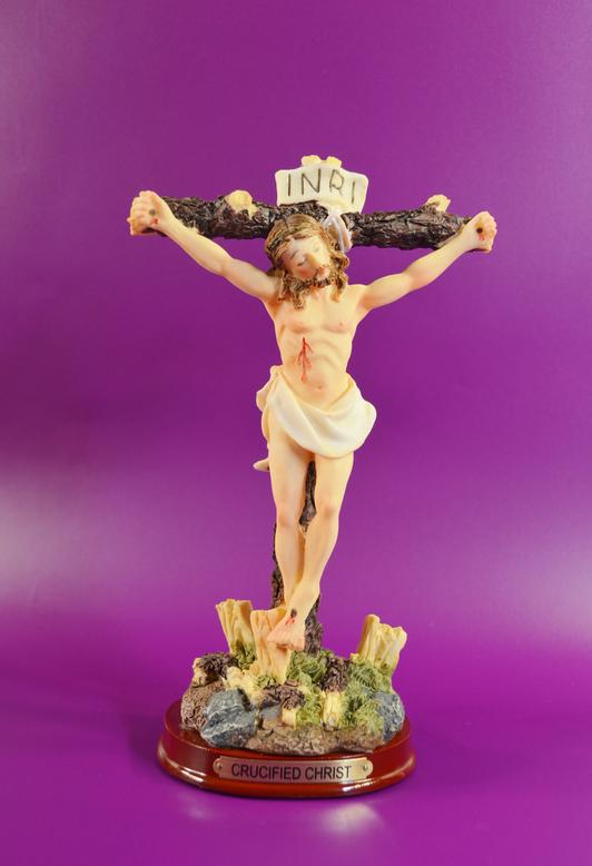 CRUCIFIED CHRIST 8 INCHES FIGURINE
