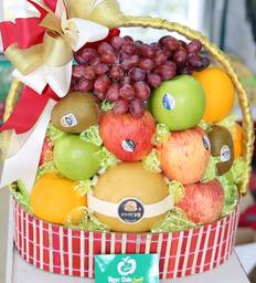 giỏ hoa quả biếu, giỏ hoa quả sinh nhật, giỏ trái cây đẹp nhất Hà Nội