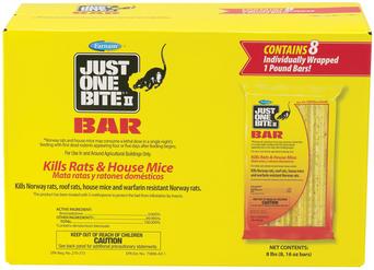 Just One Bite II Rodent Control Bar 8 pack