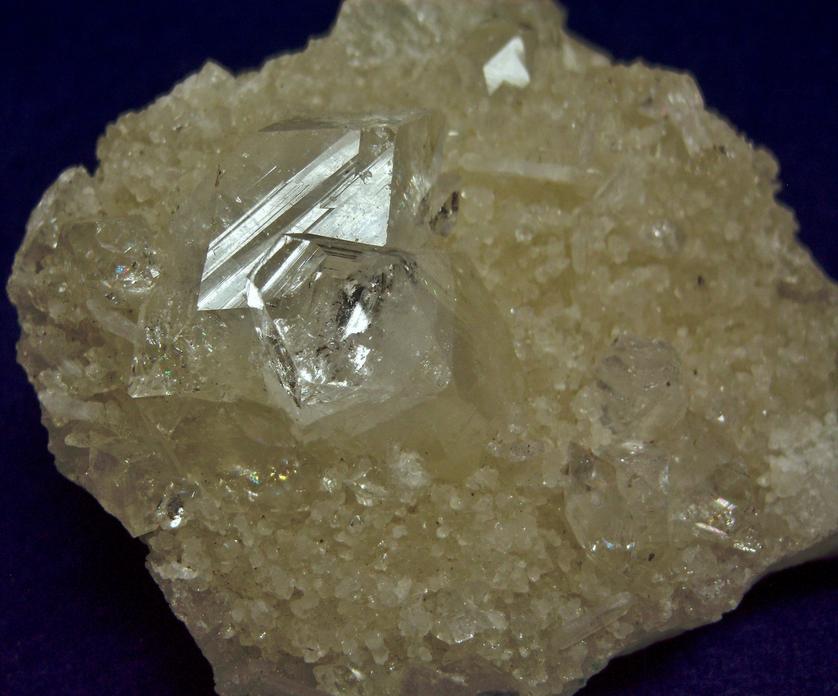 FLUORAPOPHYLLITE and STILBITE - Jalgaon District, Maharashtra, India - ex Rutgers Geology Museum - for sale