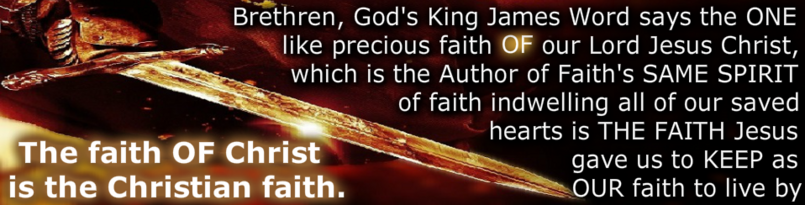 the faith of Christ