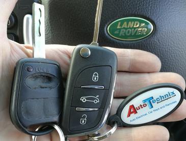 Land Rover replacement remote flip keys