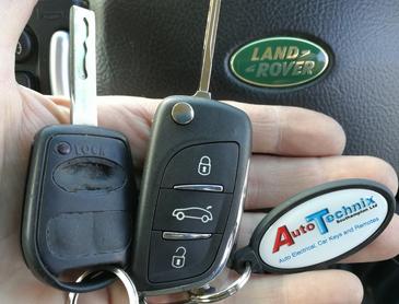 Land Rover remote flip keys