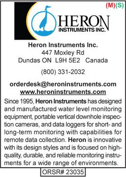 Heron Instruments, Water Level Measurement
