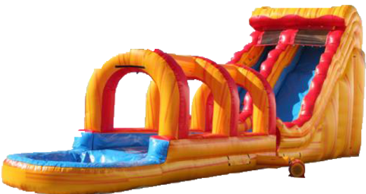 fire and ice water slide rental