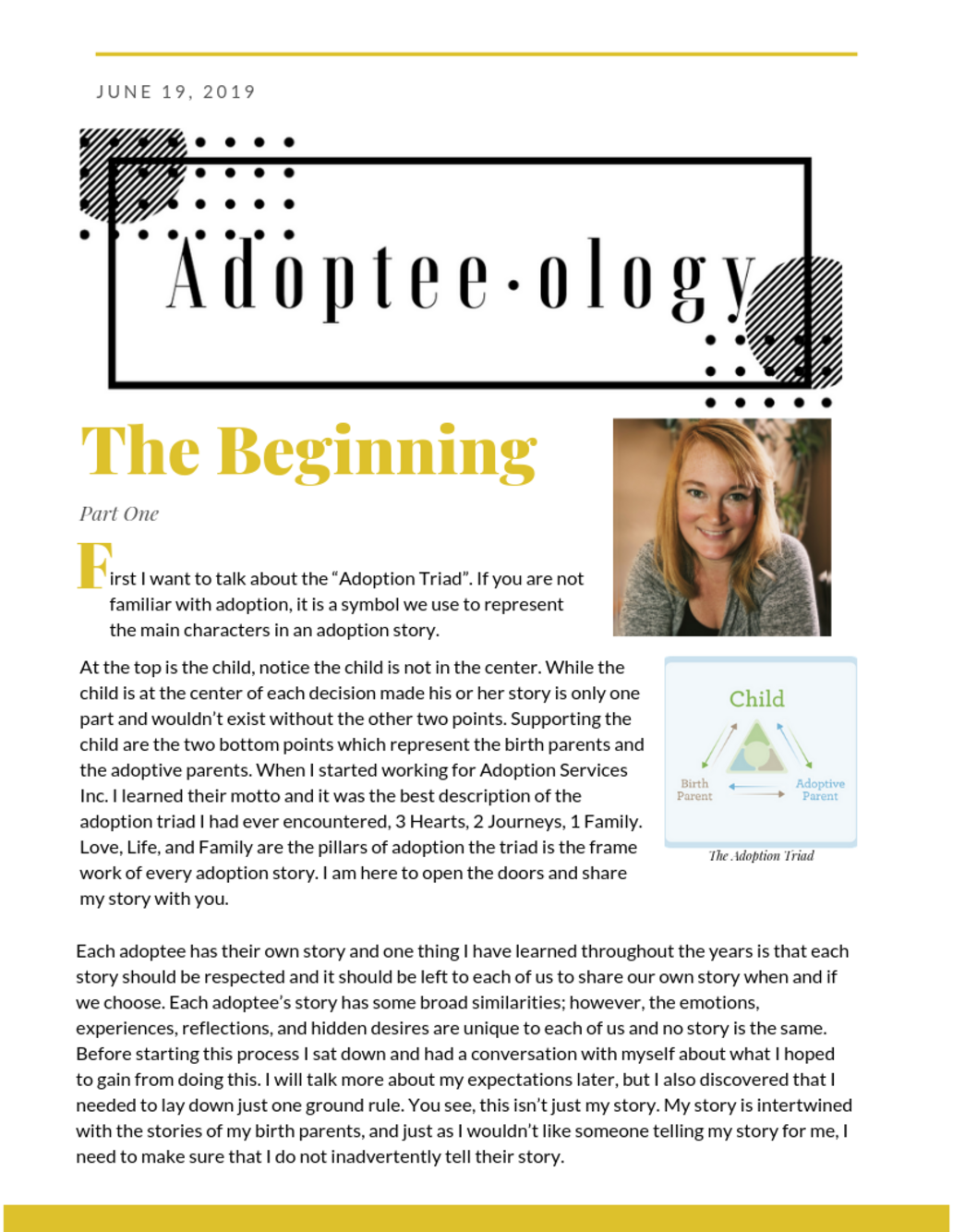 Adopteeology The Beginning Page 1