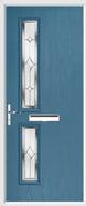 2 Square Composite Door regal sapphire glass