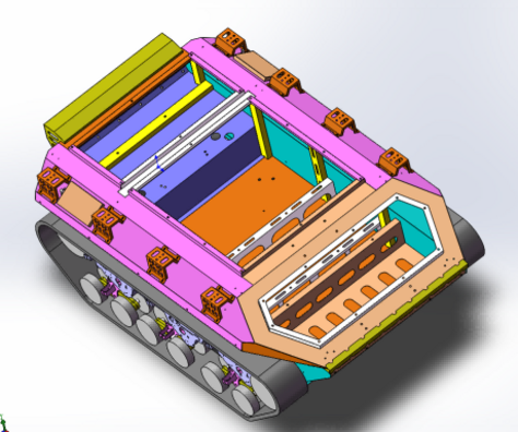 heavy duty tracked robot platform