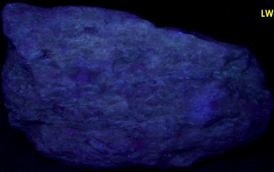 fluorescent TALC - Balmat, Balmat-Edwards Zinc District, St. Lawrence County, New York, USA