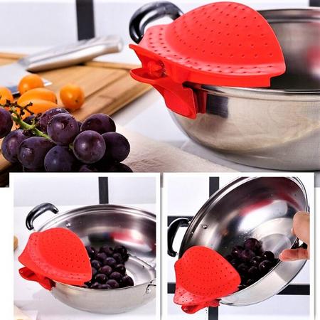 Clip Drainer in Pakistan Colander for Kitchen Pan Pot Bowl Rice Pasta Wash or Prevents Spilling Over in Rawalpindi
