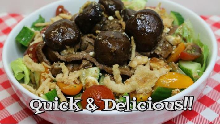 Warm Steak Salad Recipe, Noreen's Kitchen