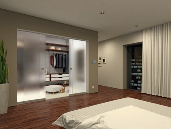 Linear Magnetic Drive Sliding Door