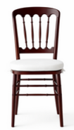 silla versalles mahogany de madera