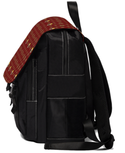 'Malien Monroe' POP ART Unisex Casual Shoulder Backpack in Deep Red