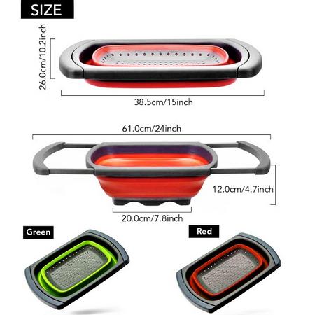 Sink Drain Basket Collapsible Foldable Kitchen Strainer for Noodles Fruit Vegetable Washing Strainers in Rawalpindi Pakistan