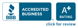 Better Business Bureau A + Accreditation Seal