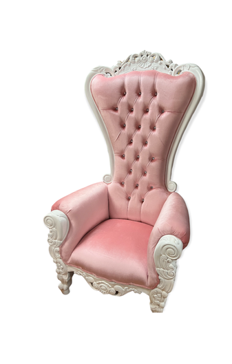 BABYSHOWER PINK THRONE CHAIR VINTAGE BOHO BRIDALSHOWER