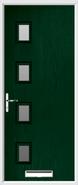 4 square glazed composite door