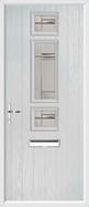 3 Square Strip Composite Door regal corenet glass