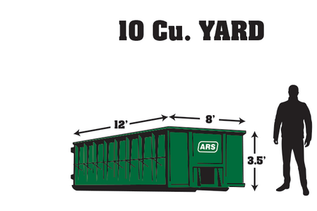 10 yard dumpster rental arlington height