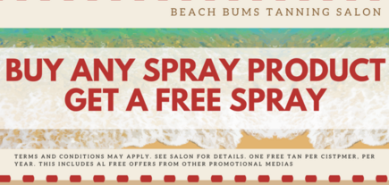 Specials, Beach Bums Tanning Salon