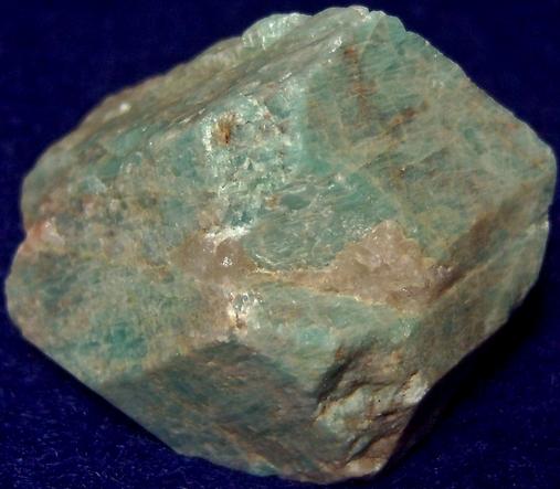 fluorescing MICROCLINE AMAZONITE - Crystal Peak area, Teller Co., Colorado, USA