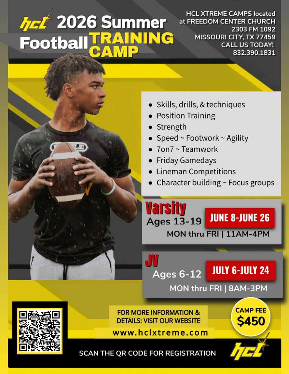 Summer Football Training Camp