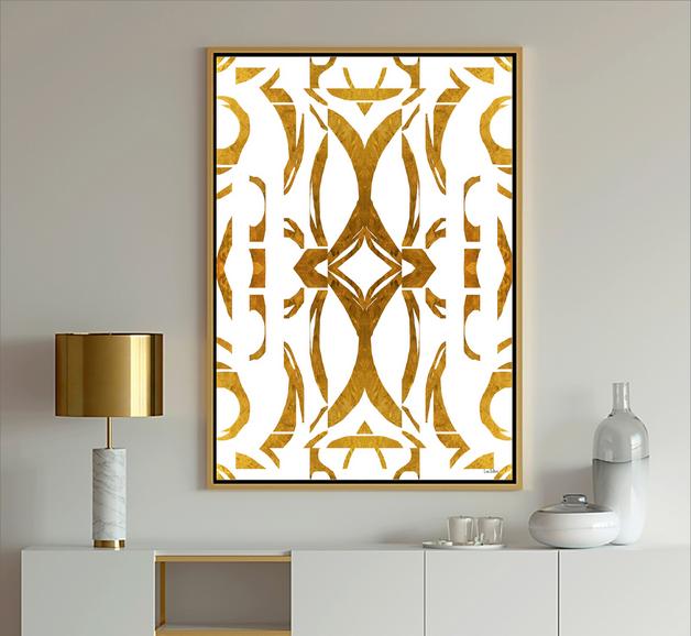 Gold Abstract Art, #Gold art, #abstract art, #Dubois Art