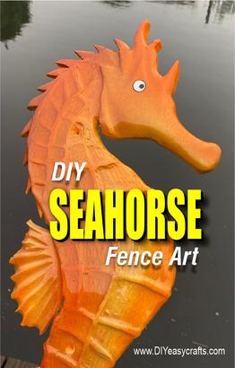 Seahorse Fence Art