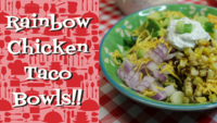 Rainbow Chicken Taco Bowls Recipe, Noreen's Kitchen