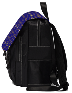 'Malien Monroe' POP ART Unisex Casual Shoulder Backpack in Blue