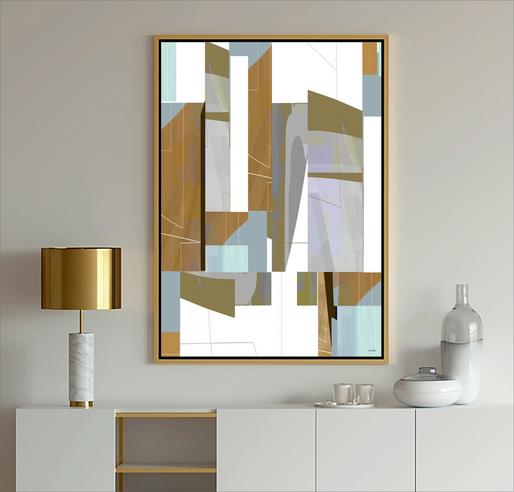 Geometric Art, #abstract art, #geometric, #blue art, #wallart, #design, #dubois art, #modern Art