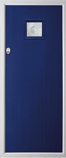 Cottage composite door in blue