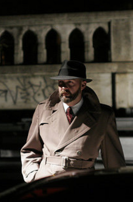 Late 1940's to 50's spy or detective slooth