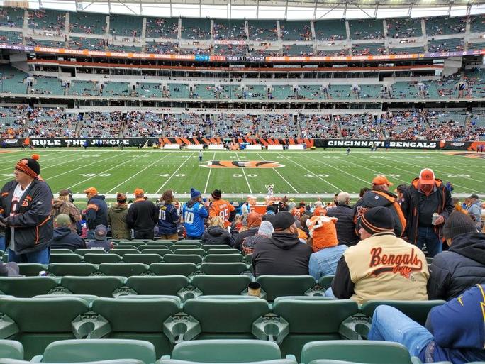 Buy Bengals COAs in section 108, row 17, seats 15-20